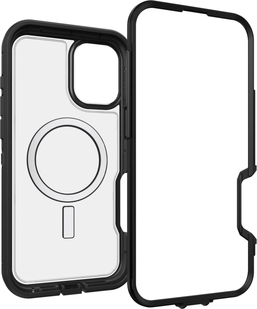 Get sleek, legendary phone protection with the OtterBox Defender Series Pro XT with MagSafe, a rugged dual-layer design that guards devices against drops, dirt, scrapes, and bumps.