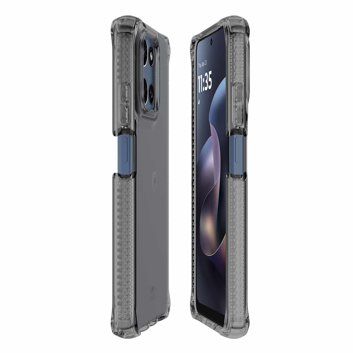 ITSKINS MTUTSPECMSMOK Étui Spectrum_R Clear Smoke pour Moto G 5G 2025