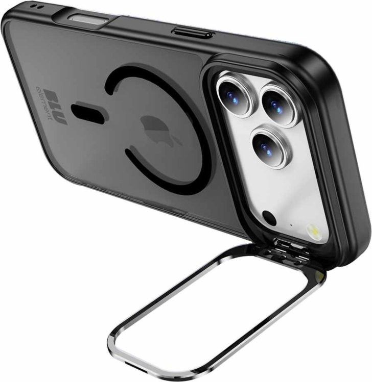 Blu Element - Boîtier Chromatic Kick MagSafe noir pour iPhone 17 Pro