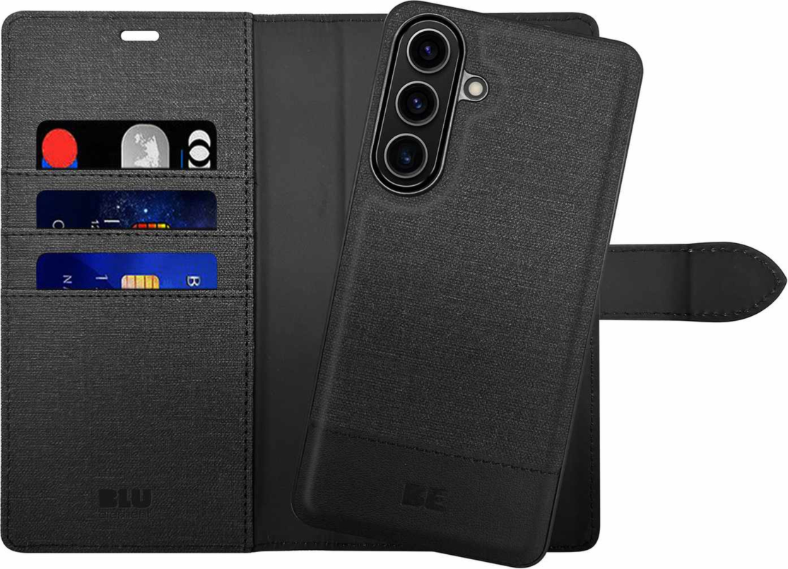 Blu Element - Folio 2-in-1 Case Black for Samsung Galaxy S26 FE/Galaxy S25 FE