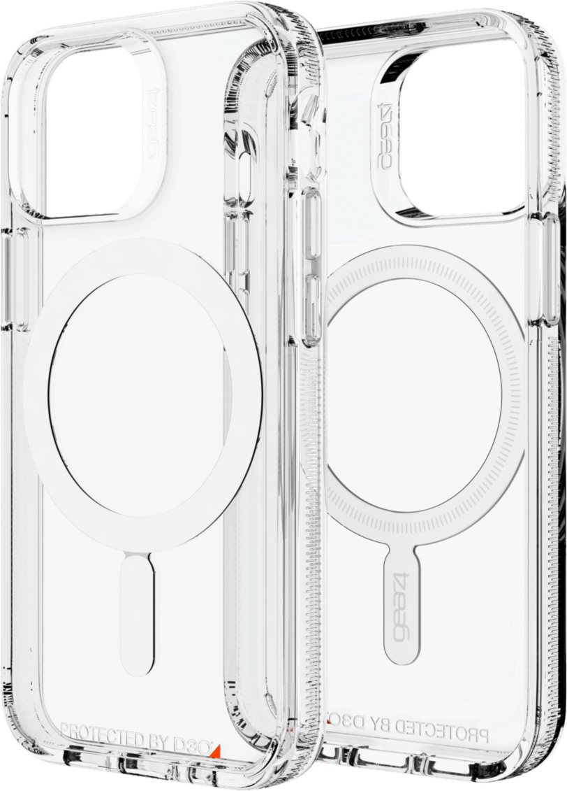 Designed to show off the original design of the device, the Gear4 Crystal Palace case features a sleek clear construction with D3O® Crystalex™ inside the case, and the signature MagSafe ring.