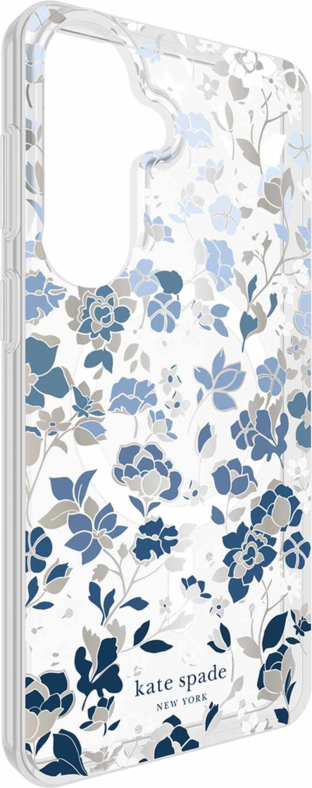Kate Spade - Protective Case with Magnet for Samsung Galaxy S26 Plus - Flowerbed Blue
