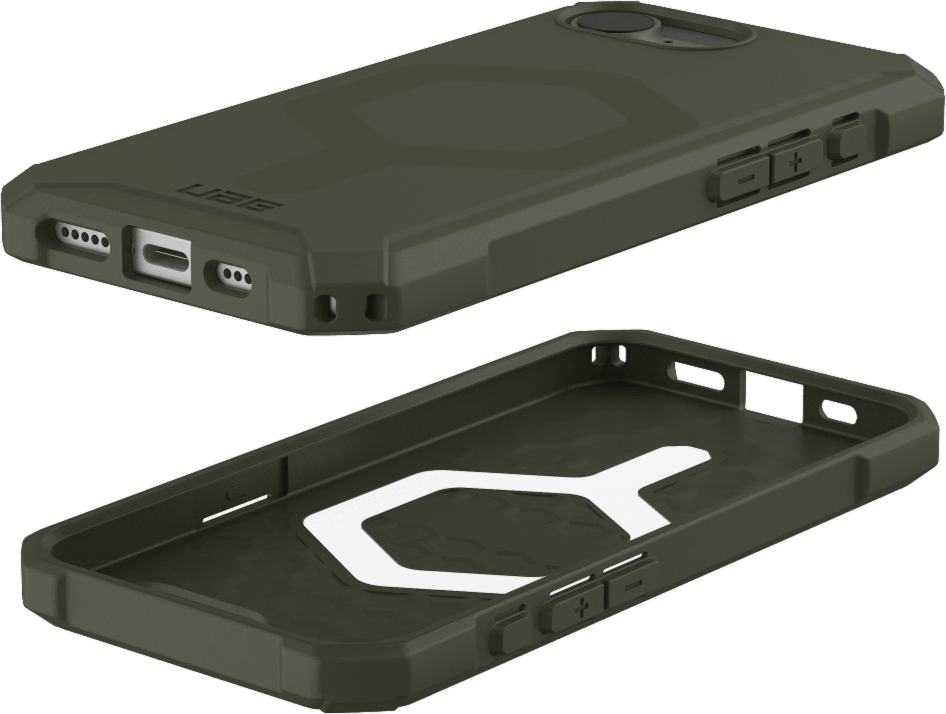 Get uncompromised defense with UAG Essential Armor – a one-piece TPU case that features an ultra-thin design, 15 ft drop protection and is compatible with MagSafe charging.