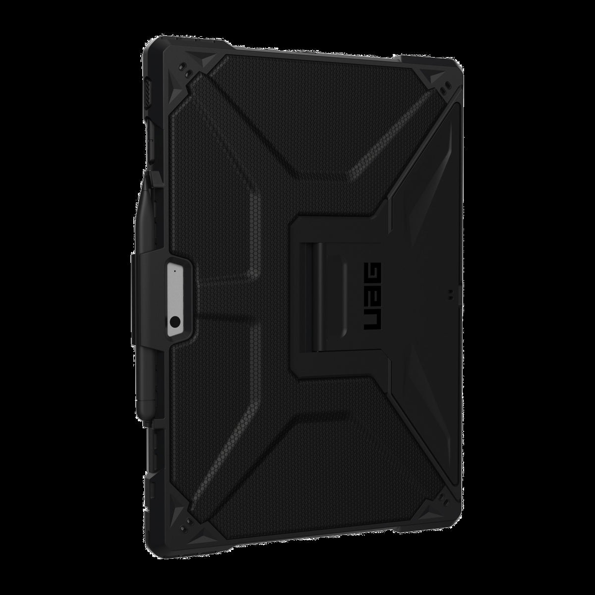 <p>A lightweight design backed by military-grade protection. The UAG Metropolis case features all-around protection and an integrated stand for optimal viewing.</p>