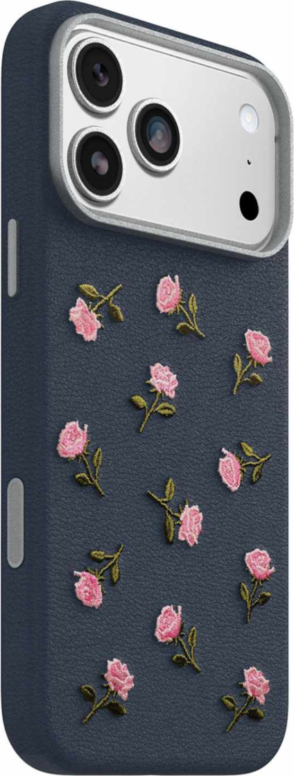 OtterBox - Coque Embroidery MagSafe Symmetry Cactus Leather Manor Bloom pour iPhone 18 Pro Max/17 Pro Max