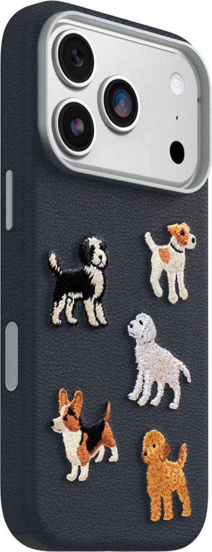 OtterBox - Étui MagSafe Symmetry en cuir de cactus brodé Barskerville pour iPhone 18 Pro/17 Pro