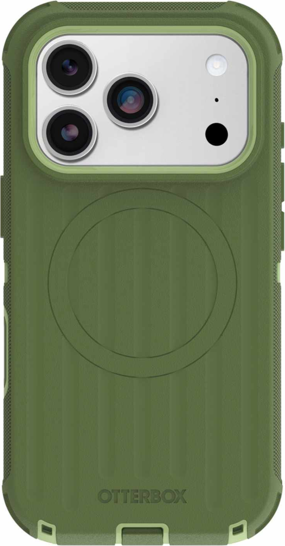 OtterBox - Defender Pro MagSafe Case Halfwise Green for iPhone 18 Pro/17 Pro