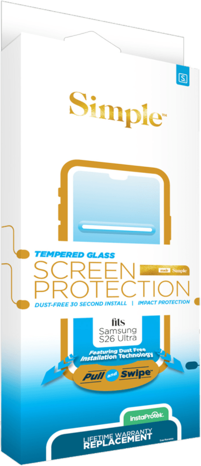 OtterBox 77000033 Protecteur D'écran en Verre Clear pour Samsung Galaxy S26 Ultra