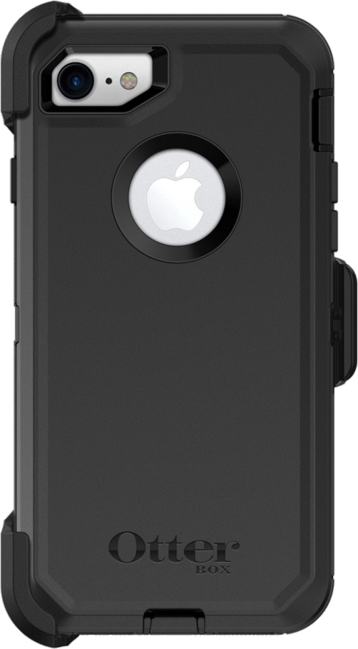 OtterBox iPhone SE/8/7 Defender Case - Black