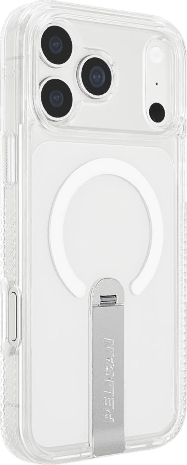Pelican Protector with Stand combines 16-foot military-grade drop protection with a built-in swivel metal kickstand and MagSafe compatibility.