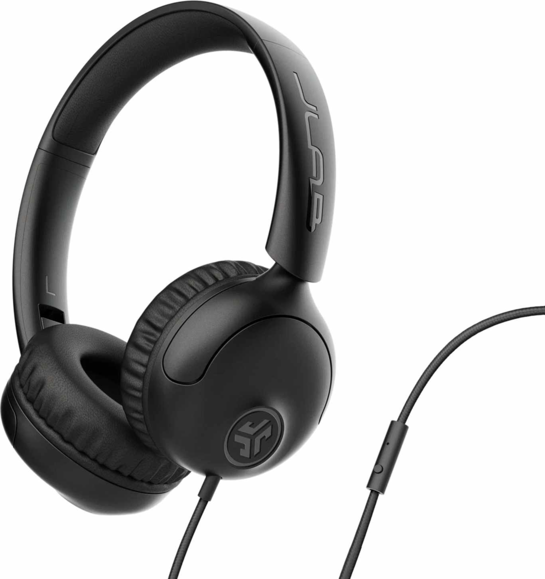 JLab - Studio 2 Wired On-Ear Headphones Black