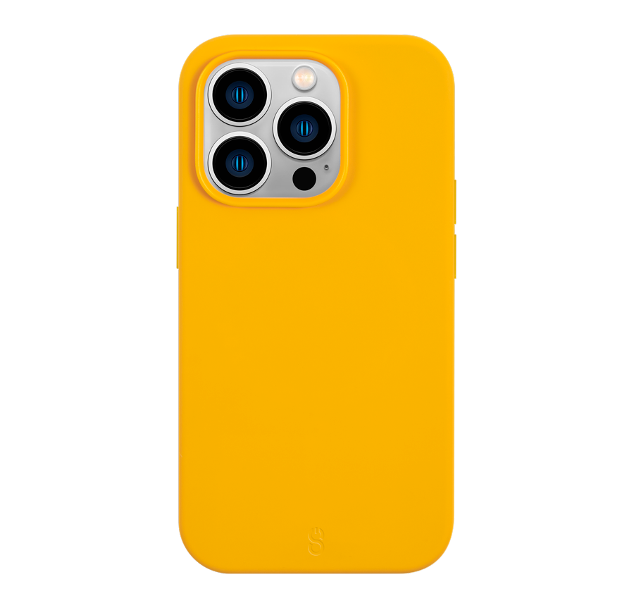 LOGiiX Silicone Case Vibrance pour iPhone 14 Pro - Jaune moutarde