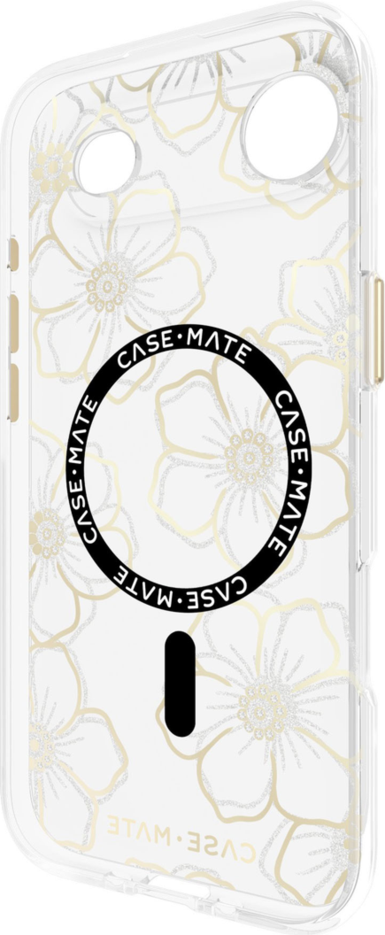 Case-Mate - Floral Gems MagSafe Case for Apple iPhone Air - Gold