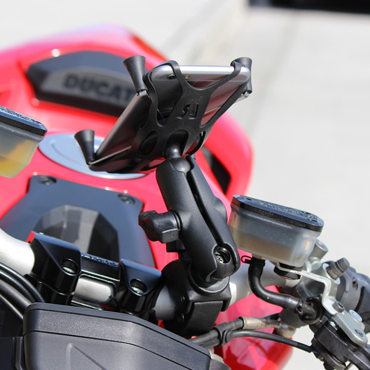 The RAM Mount Tough-Claw hits B size ball applications and features a versatile claw design to fit odd shaped railings and bars in small spaces.