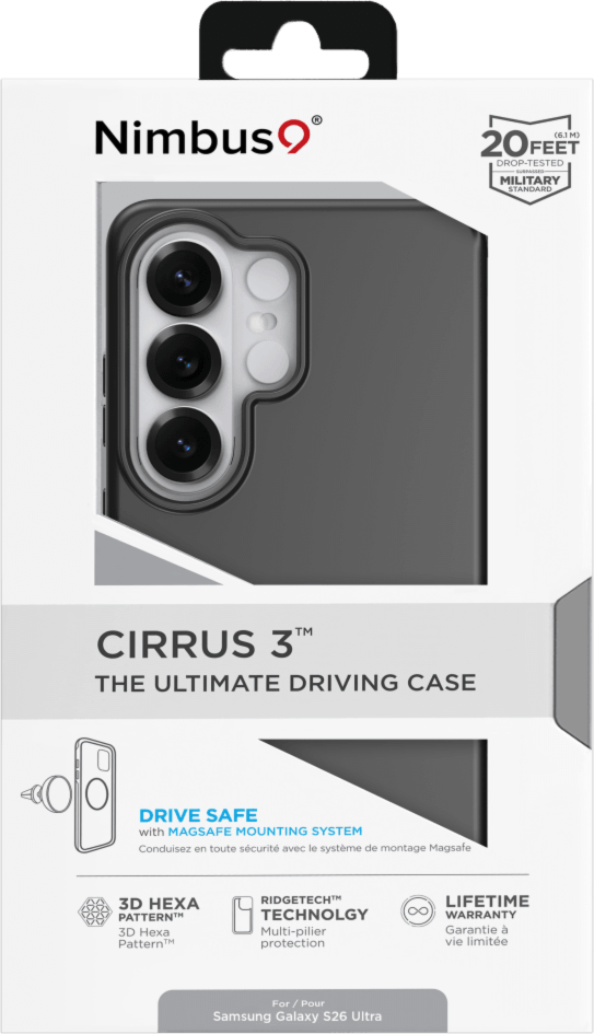 Nimbus9 - Étui Cirrus 3 MagSafe pour Samsung Galaxy S26 Ultra - Noir