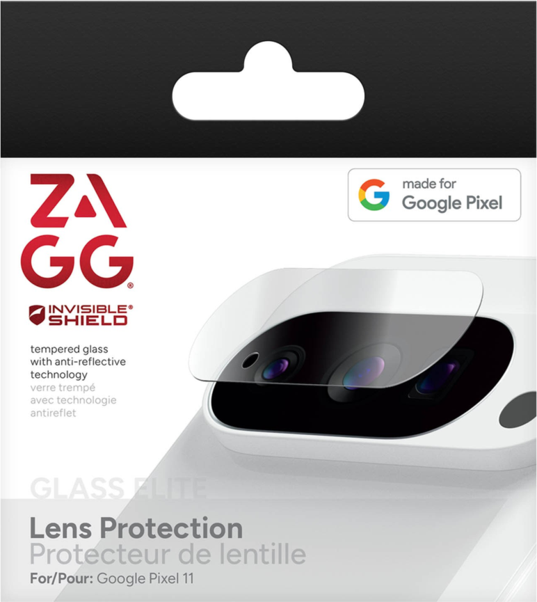 The InvisibleShield ZAGG Glass Elite AR Lens Protector is designed to safeguard the phone camera lenses while offering anti-reflective technology and precise fit.