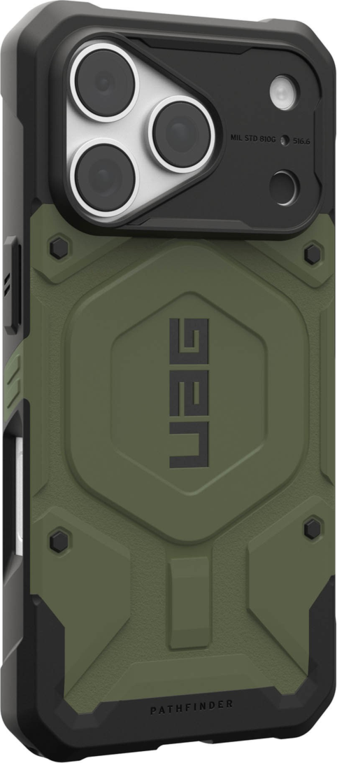 UAG - Coque robuste Pathfinder MagSafe Olive Drab pour iPhone 18 Pro/17 Pro