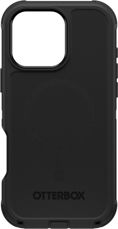The OtterBox Defender Series Pro with MagSafe is the toughest case providing rugged protection against harsh drops. Equipped with MagSafe magnets and non-slip texturing.
