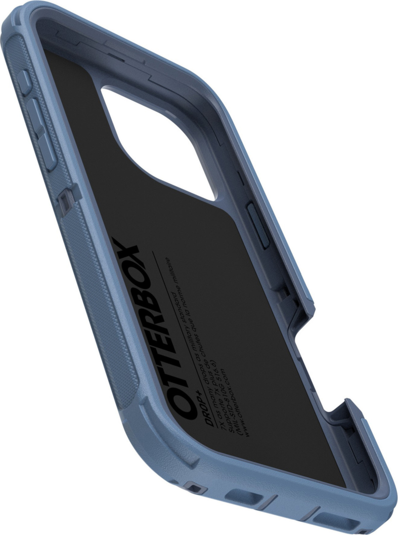 The OtterBox Defender Series Pro with MagSafe is the toughest case providing rugged protection against harsh drops. Equipped with MagSafe magnets and non-slip texturing.