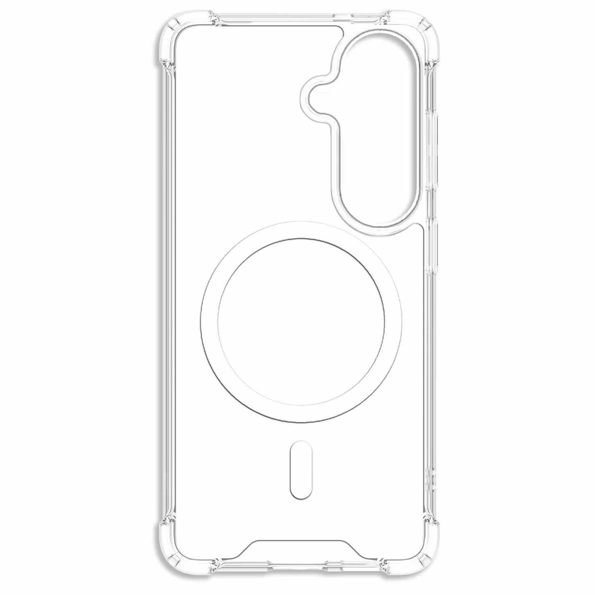 Blu Element - Étui robuste DropZone avec aimants transparent pour Samsung Galaxy S26 FE/Galaxy S25 FE