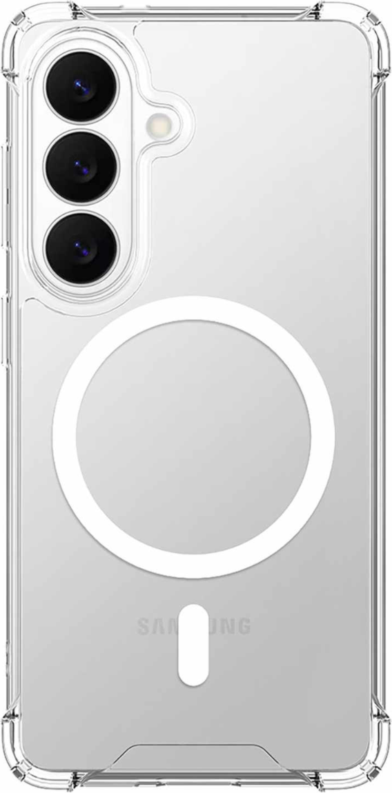 Blu Element - Étui robuste DropZone avec aimants transparent pour Samsung Galaxy S26 FE/Galaxy S25 FE