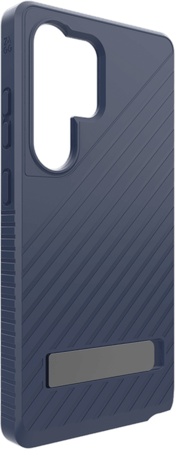 Strengthened with Graphene, ZAGG’s Denali series case with kickstand offers an impressive 16 ft of drop protection.
