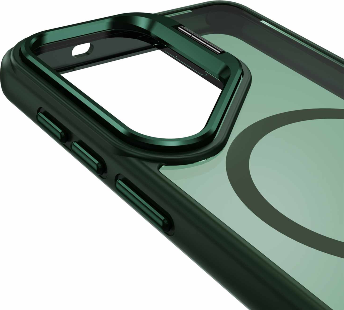 Blu Element BECKS269 Étui Chromatic Kick avec Magnets Vert Sauge pour Samsung Galaxy S26+
