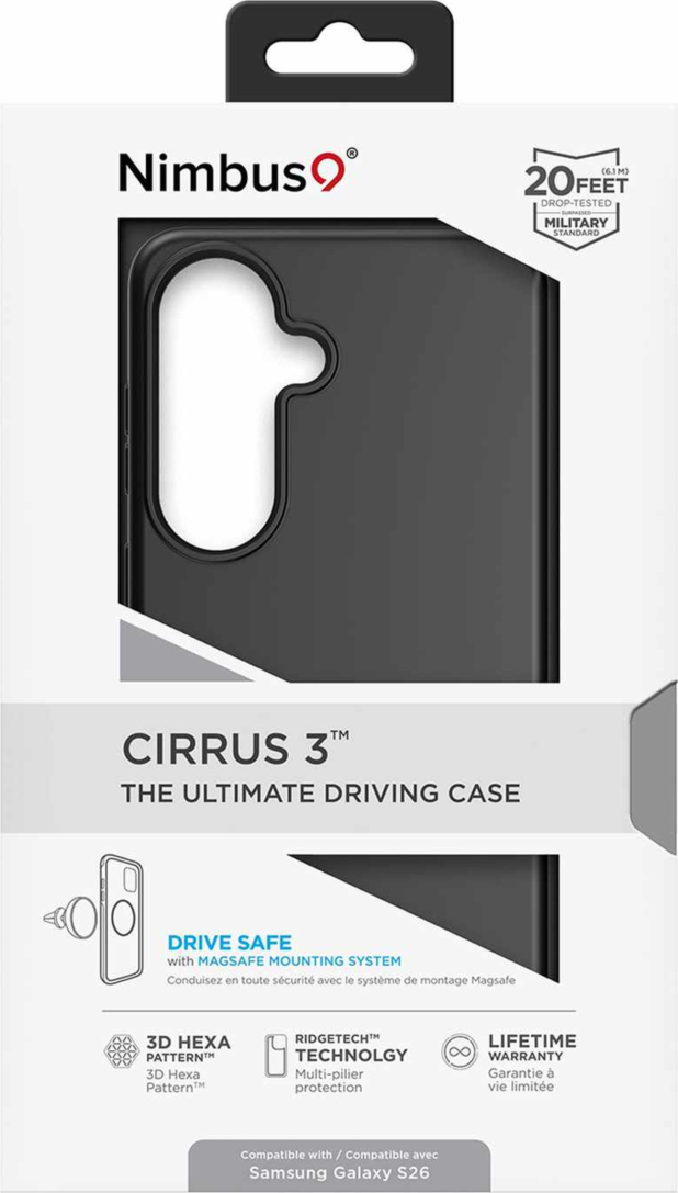 Nimbus9 - Étui Cirrus 3 MagSafe pour Samsung Galaxy S26 Ultra - Noir
