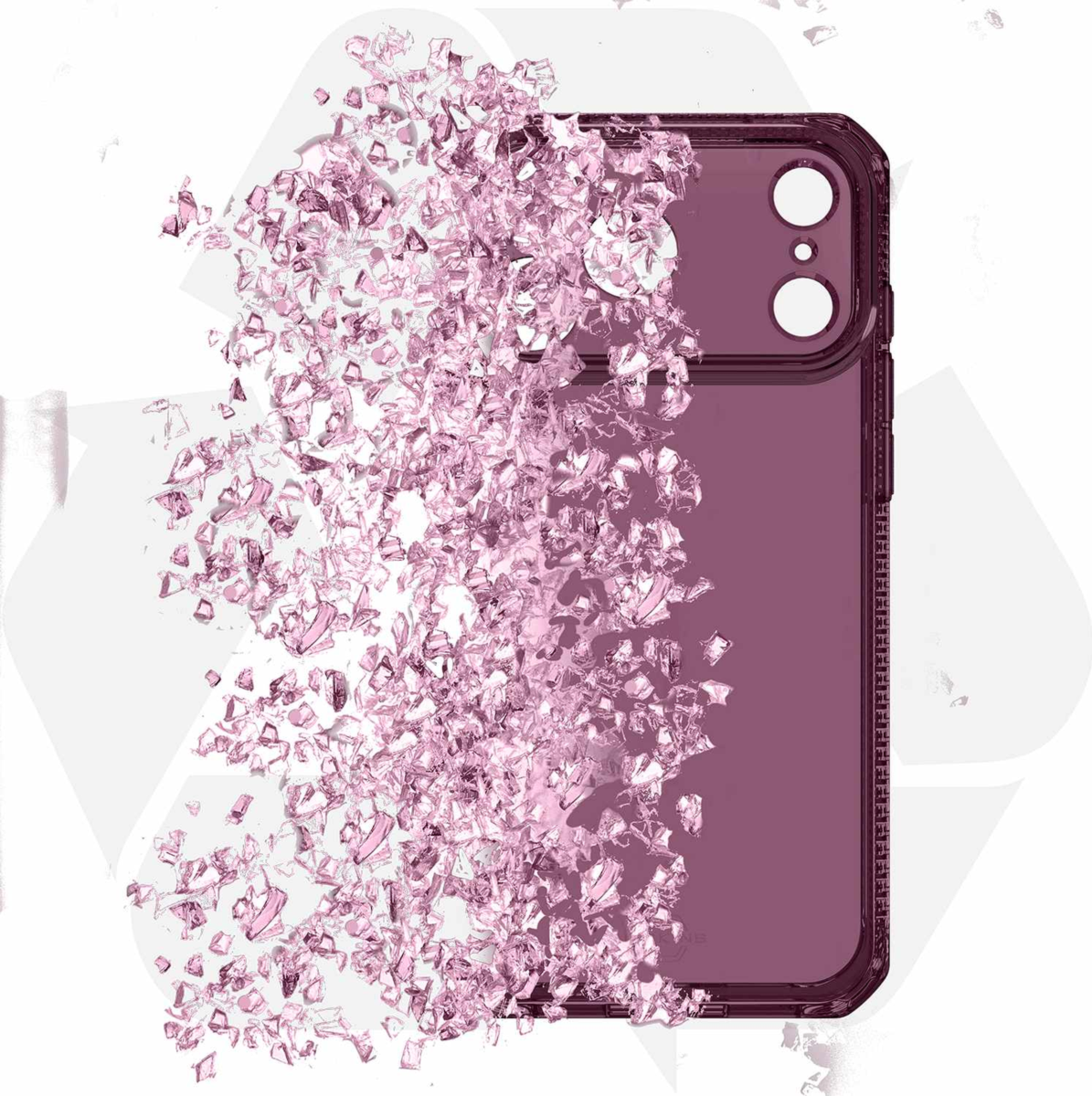 ITSKINS - Spectrum_R Clear Case Plum for iPhone 18 Pro Max/17 Pro Max