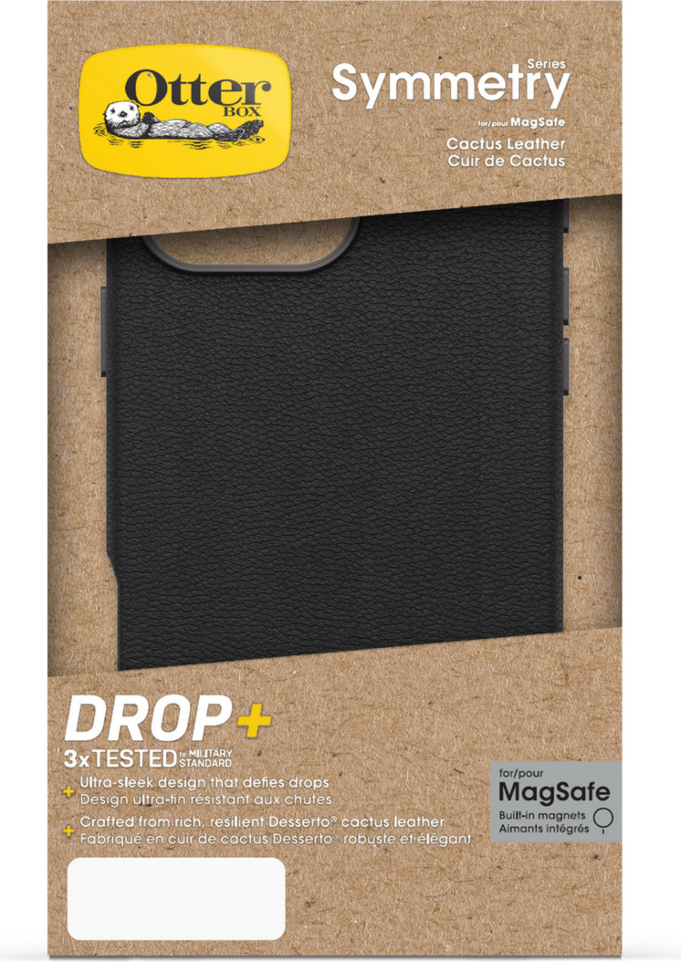<p>Crafted from organically grown and sustainably harvested nopal cactus, the Otterbox Symmetry Series Cactus Leather case for MagSafe offers a sustainable alternative to traditional leather products.</p>