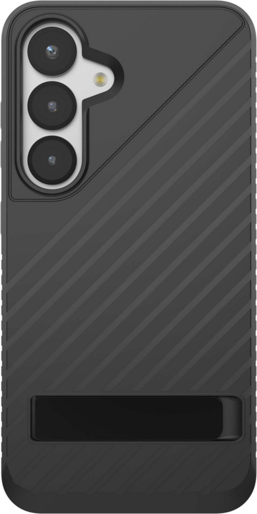 Strengthened with Graphene, ZAGG’s Denali series case with kickstand offers an impressive 16 ft of drop protection.