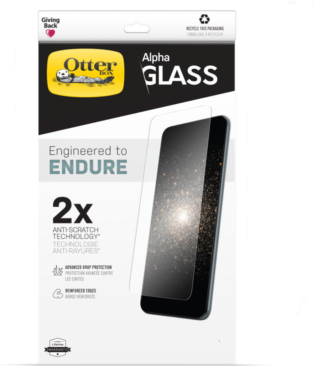 Otterbox - Alpha Glass Screen Protector For Apple Iphone 14  /  13  /  13 Pro  - Clear