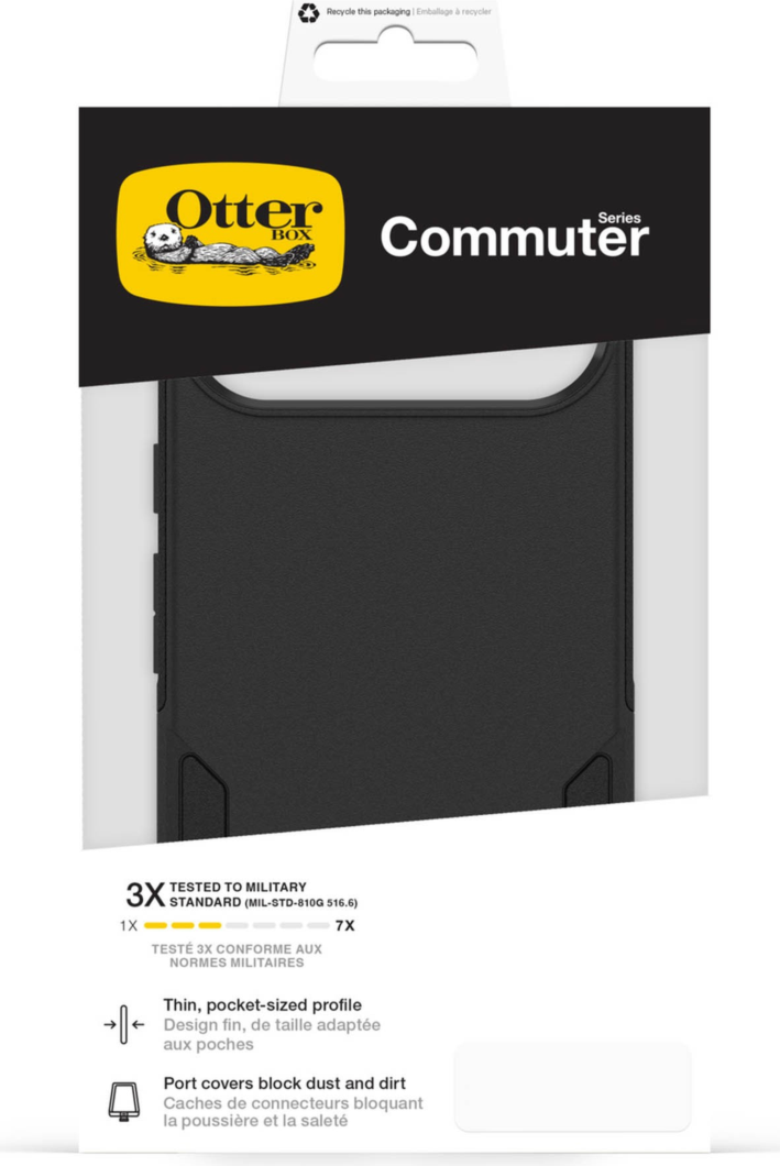 The OtterBox Commuter Series is a rugged, pocket-friendly case offering 3X military standard drop protection and features built-in magnets for magnetic accessories.
