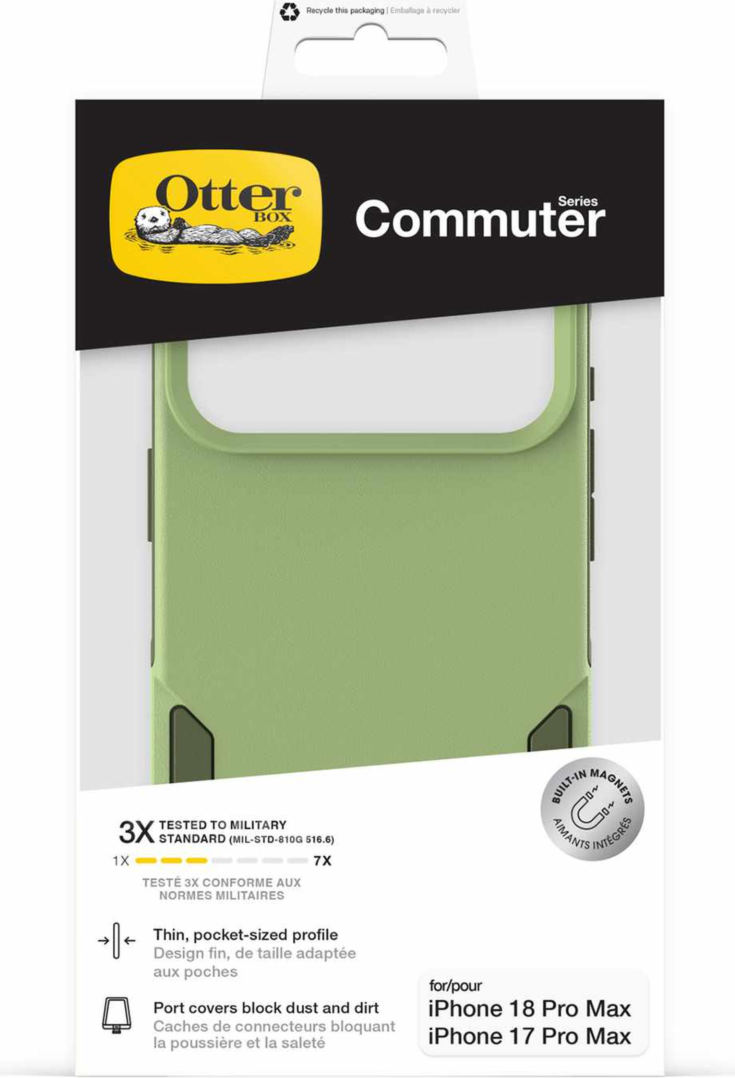 OtterBox - Commuter MagSafe Case Keyframe Green for iPhone 18 Pro Max/17 Pro Max