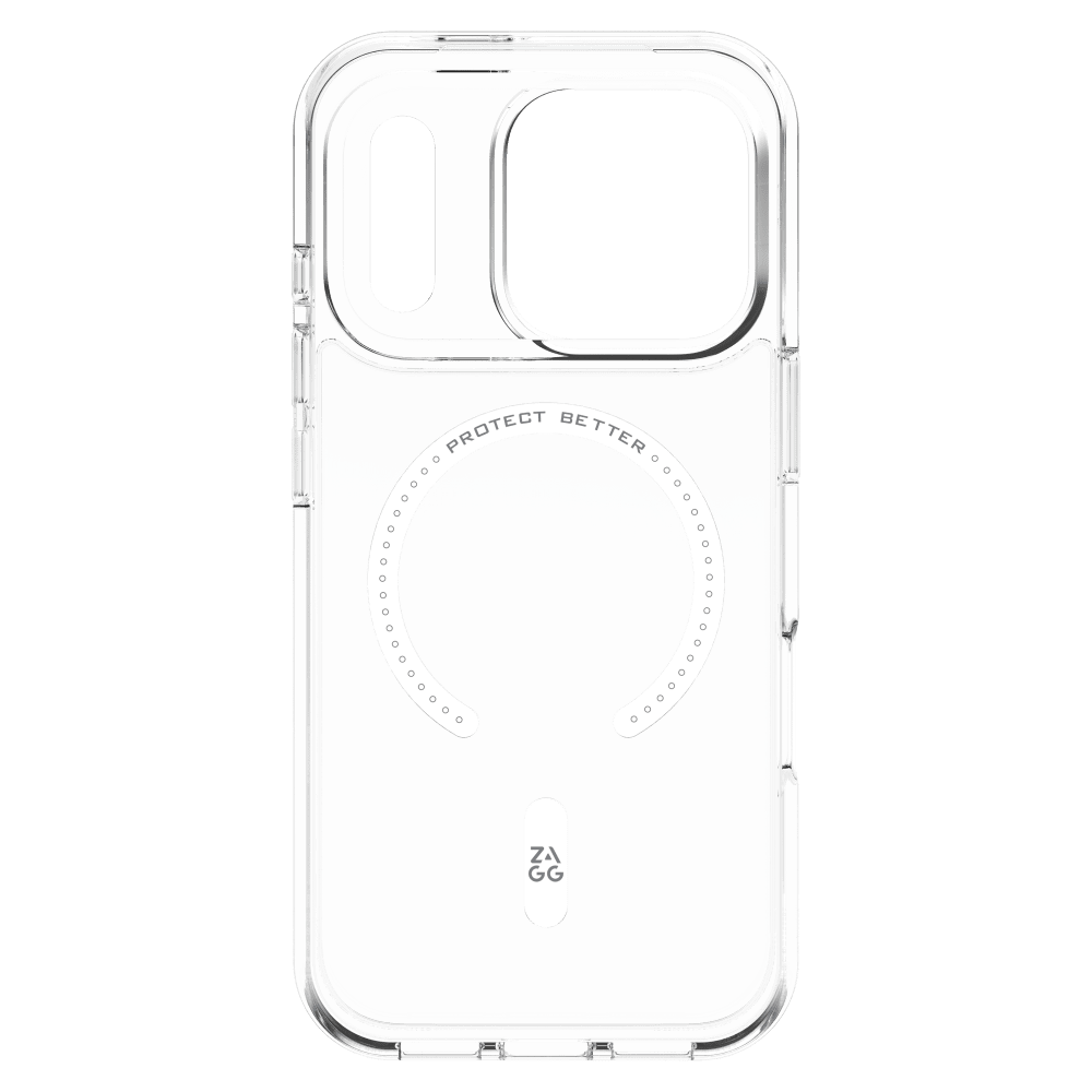 ZAGG - Crystal Palace Snap MagSafe Lite Case for Apple iPhone 18 Pro/17 Pro - Clear