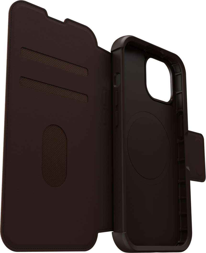 The premium leather Strada Series Folio by OtterBox blends handcrafted style and premium protection.