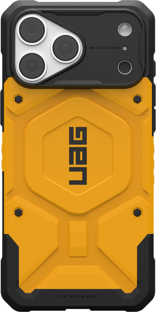 UAG - Étui robuste Pathfinder MagSafe Heritage Yellow pour iPhone 18 Pro Max/17 Pro Max
