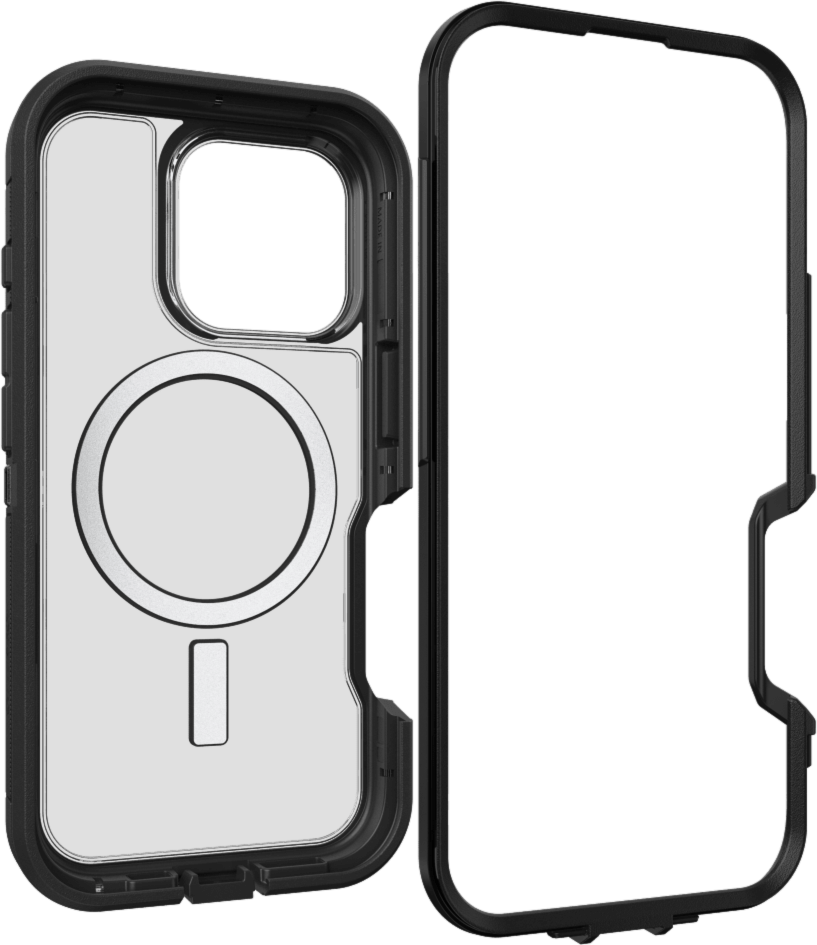 Get sleek, legendary phone protection with the OtterBox Defender Series Pro XT with MagSafe, a rugged dual-layer design that guards devices against drops, dirt, scrapes, and bumps.