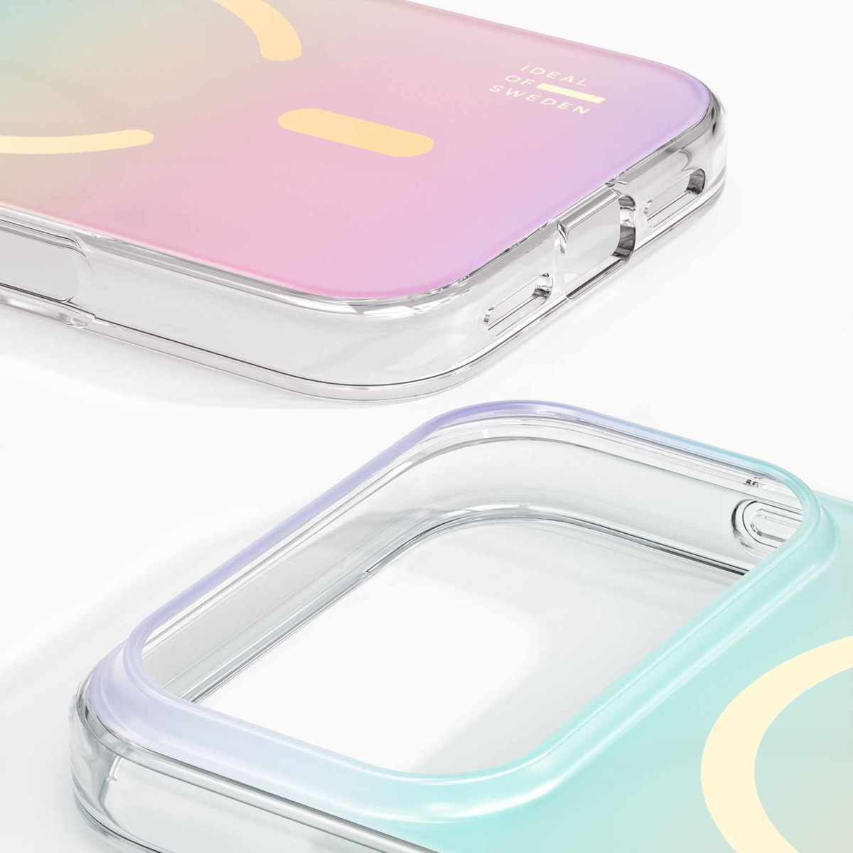 Ideal of Sweden - Coque intermédiaire transparente MagSafe Shimmer pour iPhone 17 Pro Max