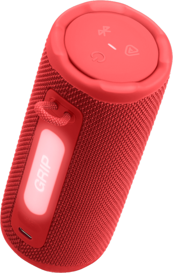 Compact Bluetooth speaker with bold JBL Pro Sound and ambient light