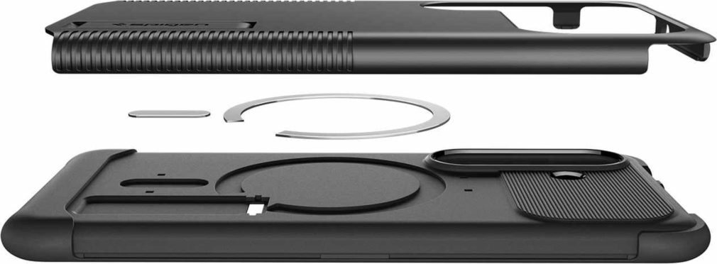 Spigen - Étui Slim Armor avec aimants, noir, pour Samsung Galaxy S26+