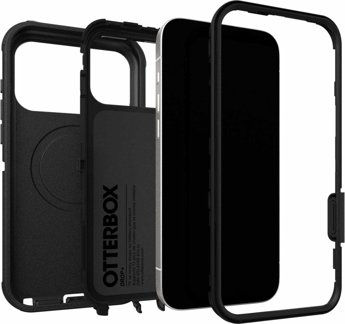 OtterBox 76000099 Étui Defender Pro MagSafe avec Holster Noir pour iPhone 17 Pro Max en Emballage en Vrac