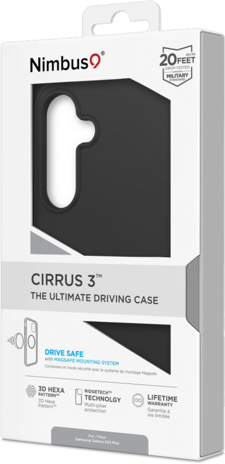 Cirrus 3 Compatible with MagSafe Case Black for Samsung Galaxy S25+