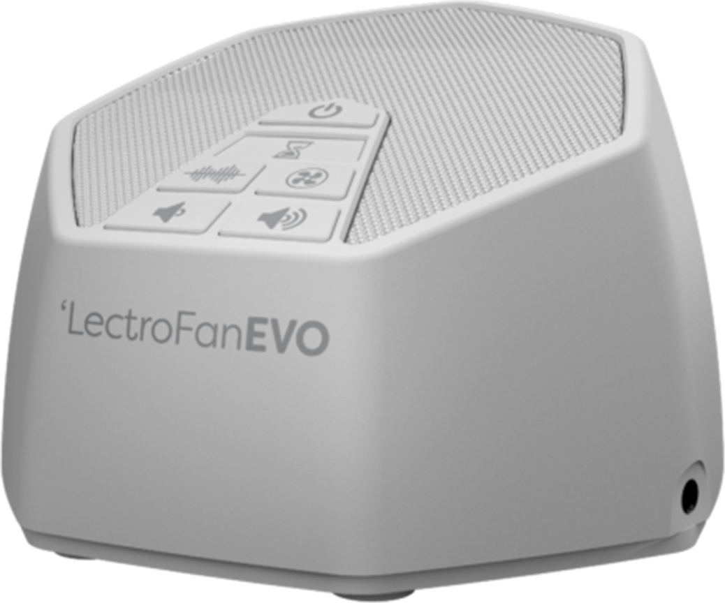 LectroFan Evo Noise and Fan Sound Machine - White