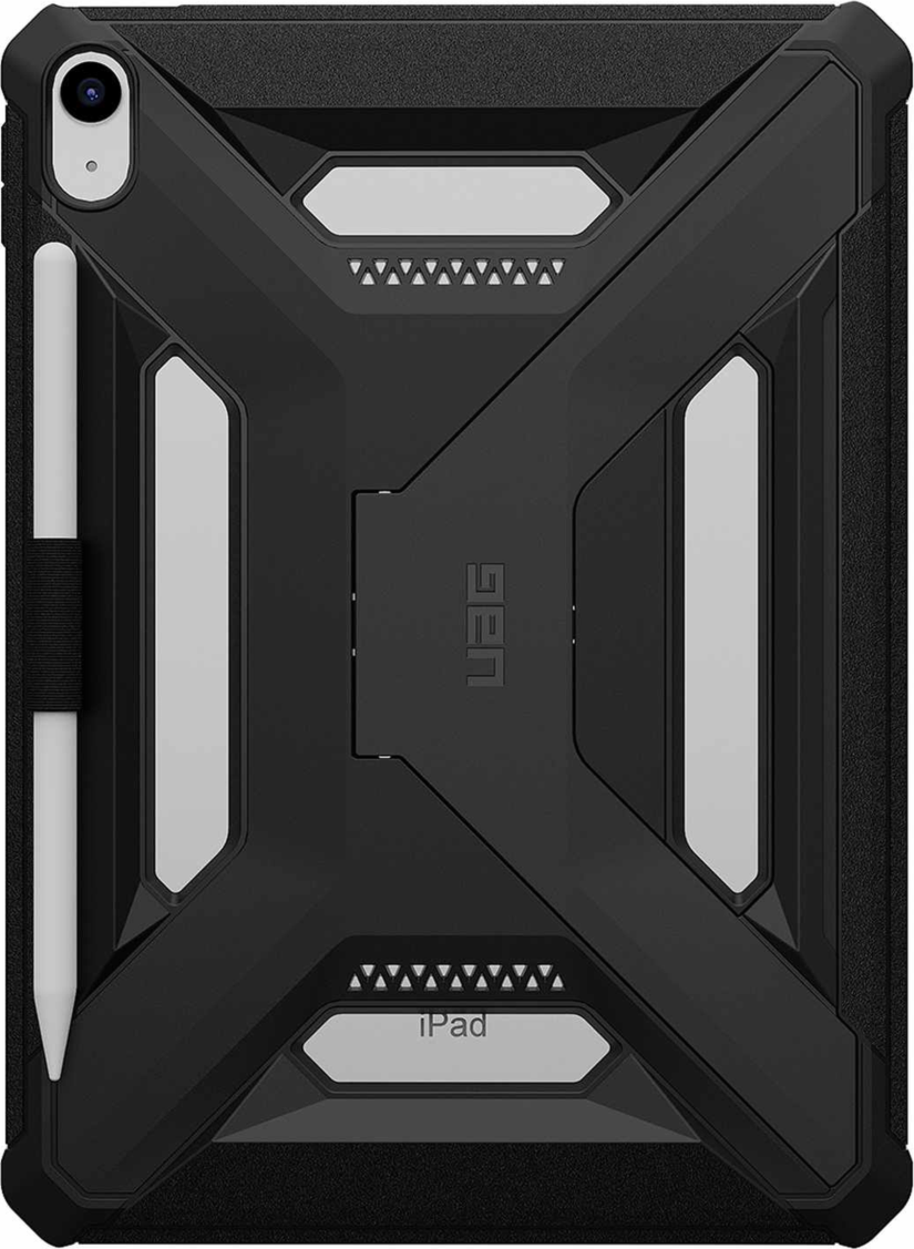 UAG 124495114040 Étui Scout+ avec Béquille Noir pour iPad 11 2025 (11e Gén)/iPad 10.9 2022 (10e Gén)
