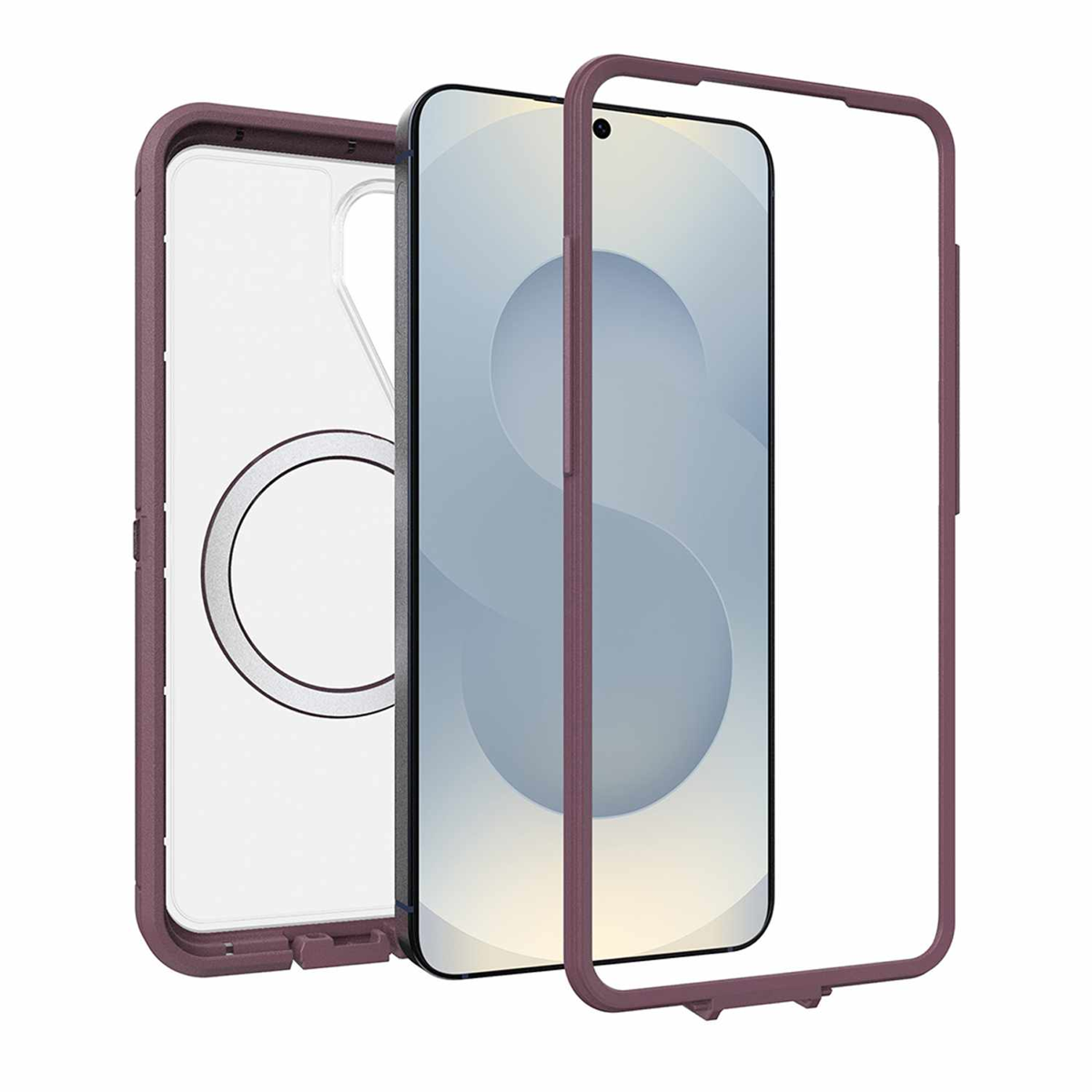 OtterBox 77000087 Étui Defender Pro XT Clear avec Magnets Purple Mystery pour Samsung Galaxy S26