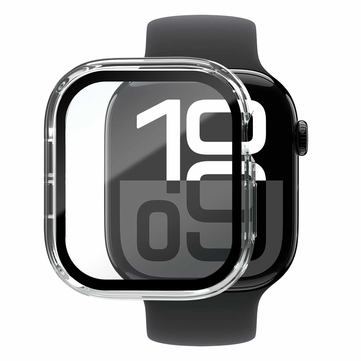 Blu Element - 360 Screen Protector and Bumper for Apple Watch Series 11/10 46mm clear
