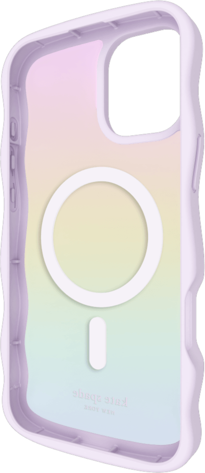 Kate Spade KS054392 Étui Wavy avec MagSafe Opal Iridescent pour iPhone 16 Plus