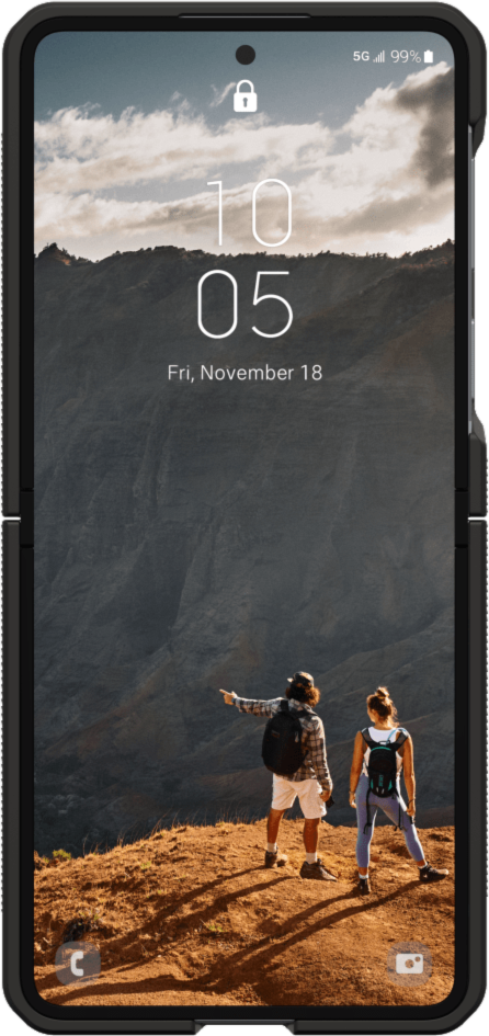 UAG 214504113131 Étui Mouve avec Magnet Ash pour Samsung Galaxy Z Flip7