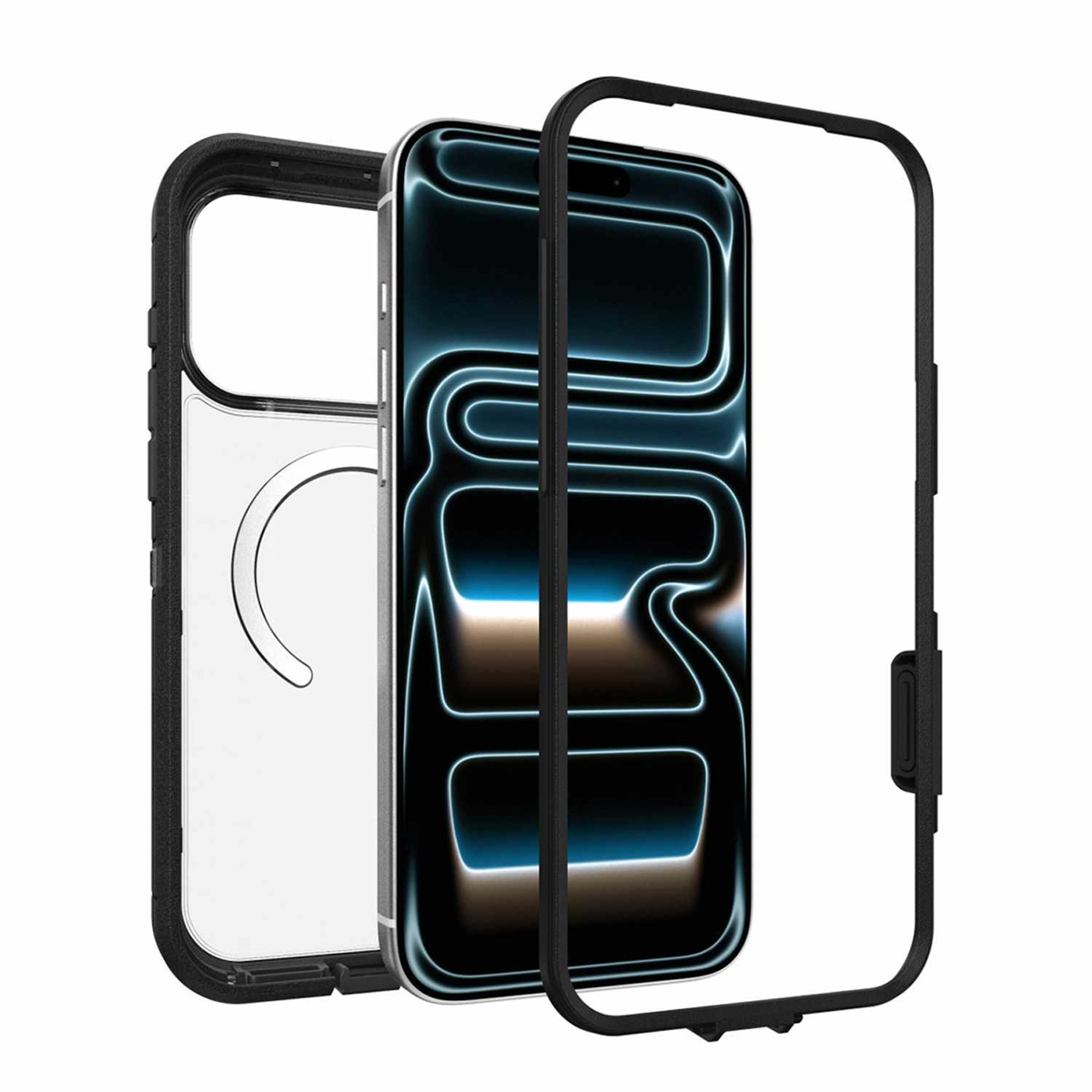 OtterBox - Defender Pro XT MagSafe Case Dark Side for iPhone 18 Pro Max in Bulk Packaging
